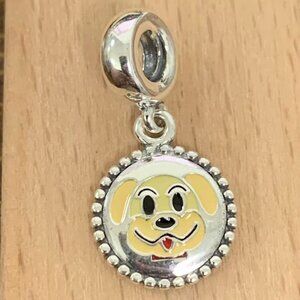 Pandora Dog Animal Printing Exclusive Dangle Charm, S925 Silver Bracelets